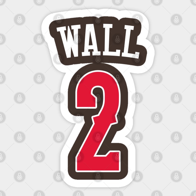 John Wall number 2 Sticker by Cabello's